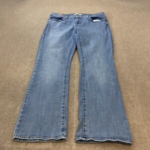Levis Jeans Womens 16 Blue Classic Bootcut Denim Stretch Mid Rise 5 Pocket Style
